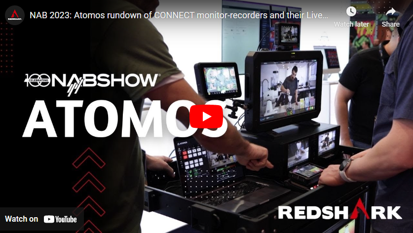 Atomos Live Studio Cloud AND CONNECT Monitor Recorders