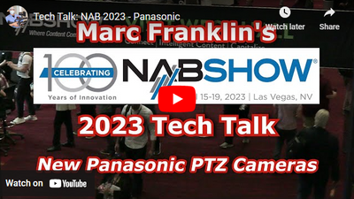 Panasonic Talks New AW-UE160 Indoor & AW-UR100 Outdoor 4K PTZ Cameras