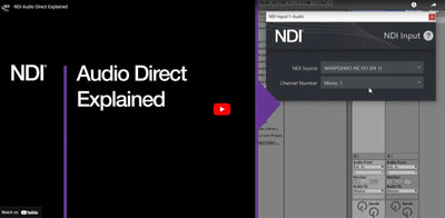 Learn how NDI 5 Audio works