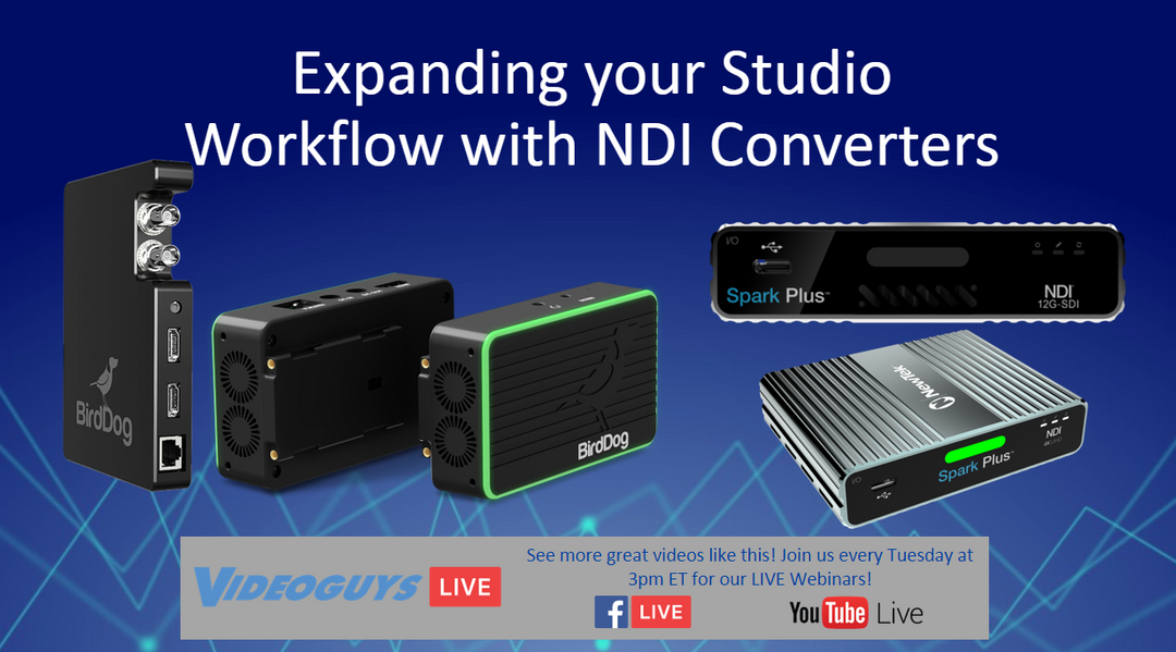 Expanding your Studio Workflow with NDI Converters