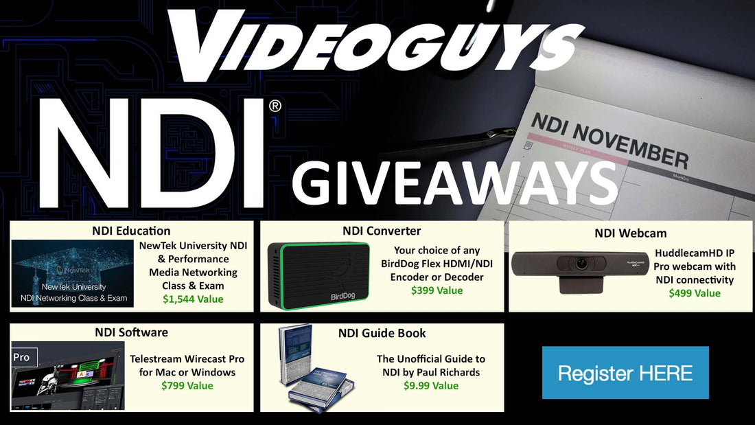 Register Now to Win NDI November Giveaways