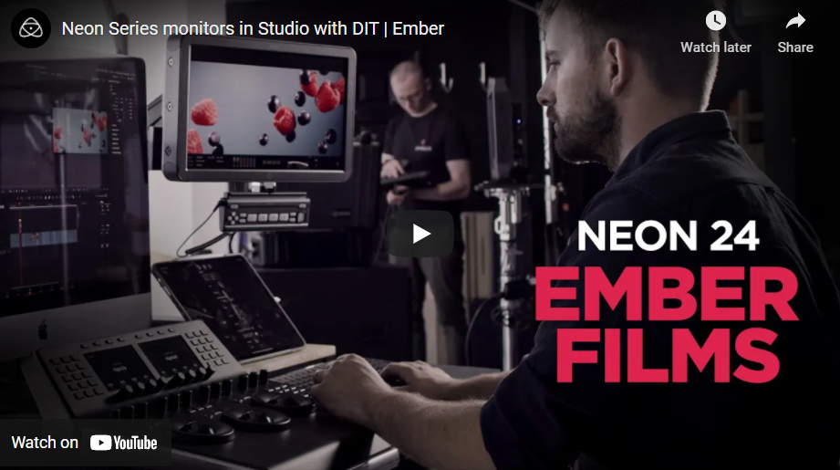 Atomos Neon Series Monitors are Perfect for DIT