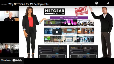 NETGEAR Pro AV Switches for NDI & IP Video Newtworks