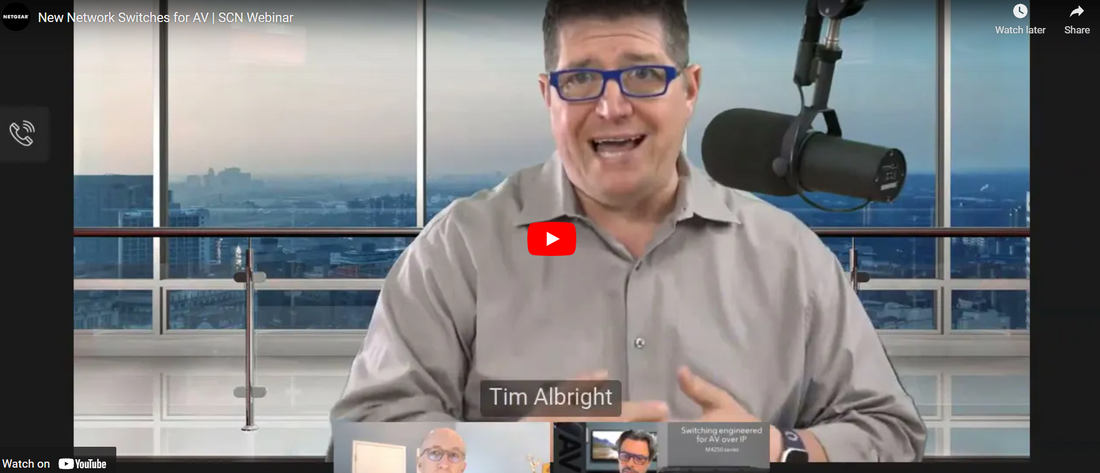 Netgear M4250 Network Switches for AV over IP