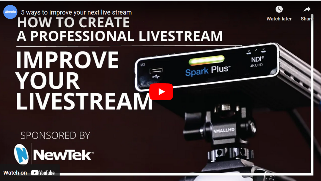 5 ways to improve your next live stream