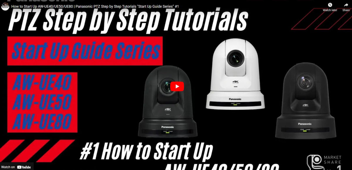 Panasonic PTZ camera set up guide – Videoguys