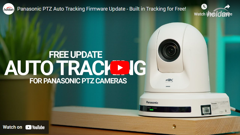 Panasonic AW-SF100 PTZ Auto Tracking Software