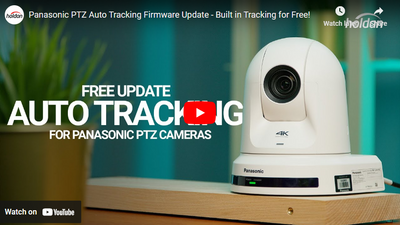 Free Built-In Auto Tracking Firmware Panasonic PTZ Cameras
