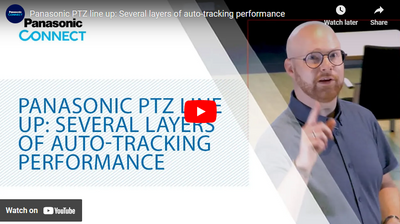 Panasonic PTZ Cameras with Multi-Level Auto-Tracking