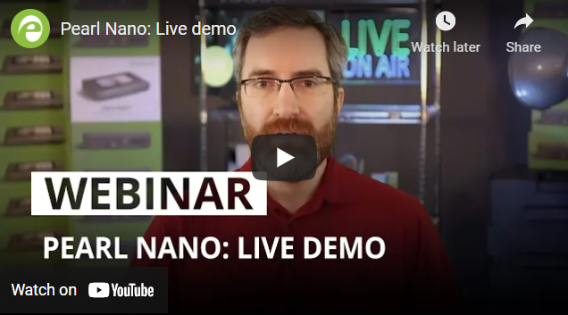 Live Demo of the Incredible Epiphan Pearl Nano