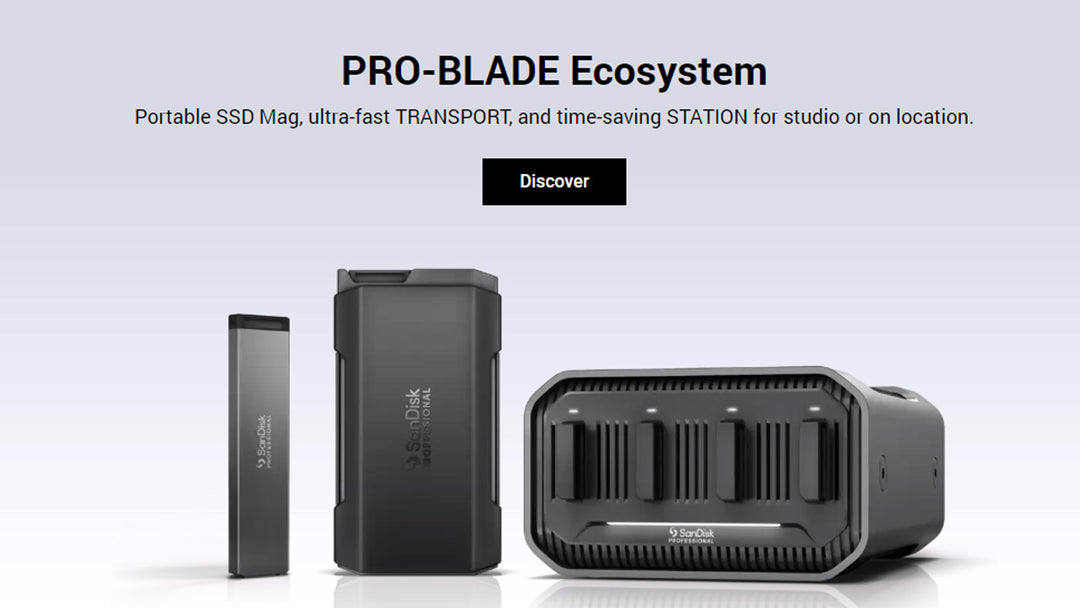SanDisk Professional PRO-BLADE is the Ultimate Modular NVMe SSD Ecosystem