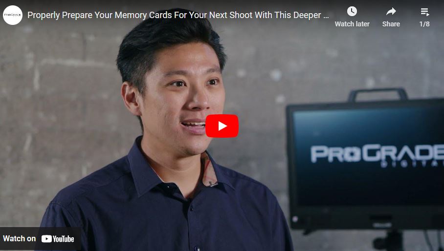 How To Prepare Your Memory Cards For Your Next Shoot