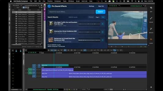 Pro Sound Effects Launches Native SFX Panel for Avid Media Composer