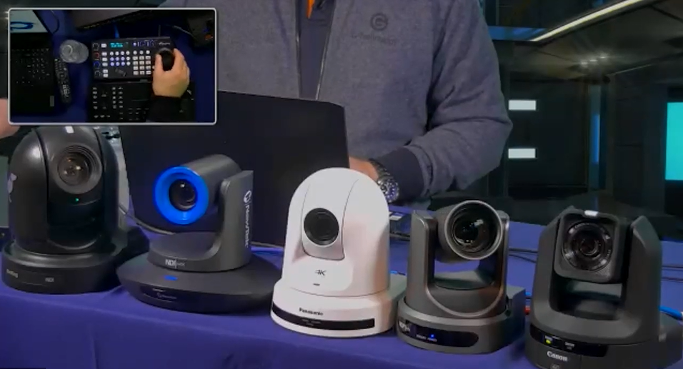 PTZ Cameras Webinar– PTZ Cameras, Streaming Software and Auto-tracking