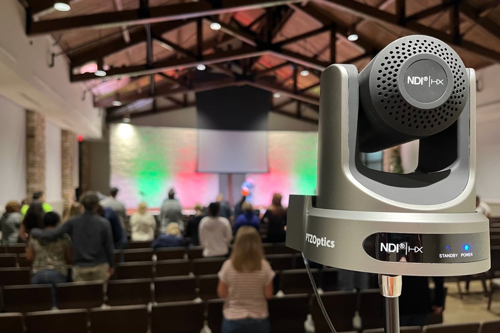 PTZOptics 12x Zoom NDI PTZ Camera is Great for Worship Video