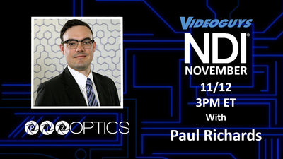 PTZOptics Webinar with Paul Richards for NDI November