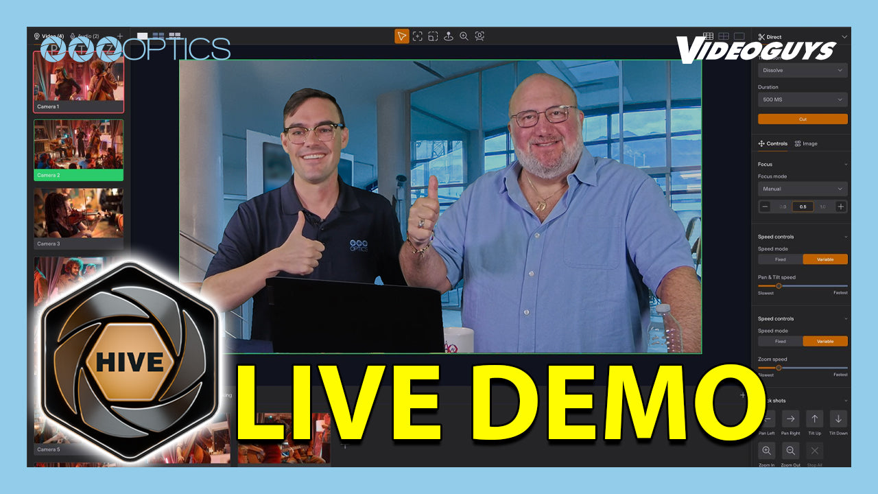 PTZOptics Hive Studio Demo with Paul Richards – Videoguys