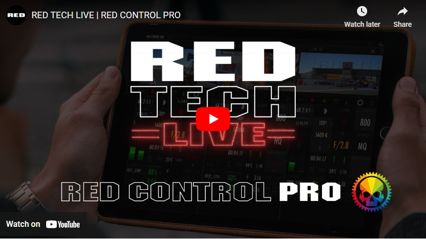 RED CONTROL PRO App for KOMODO & V-RAPTOR