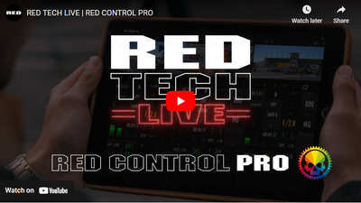 RED CONTROL PRO App for KOMODO & V-RAPTOR