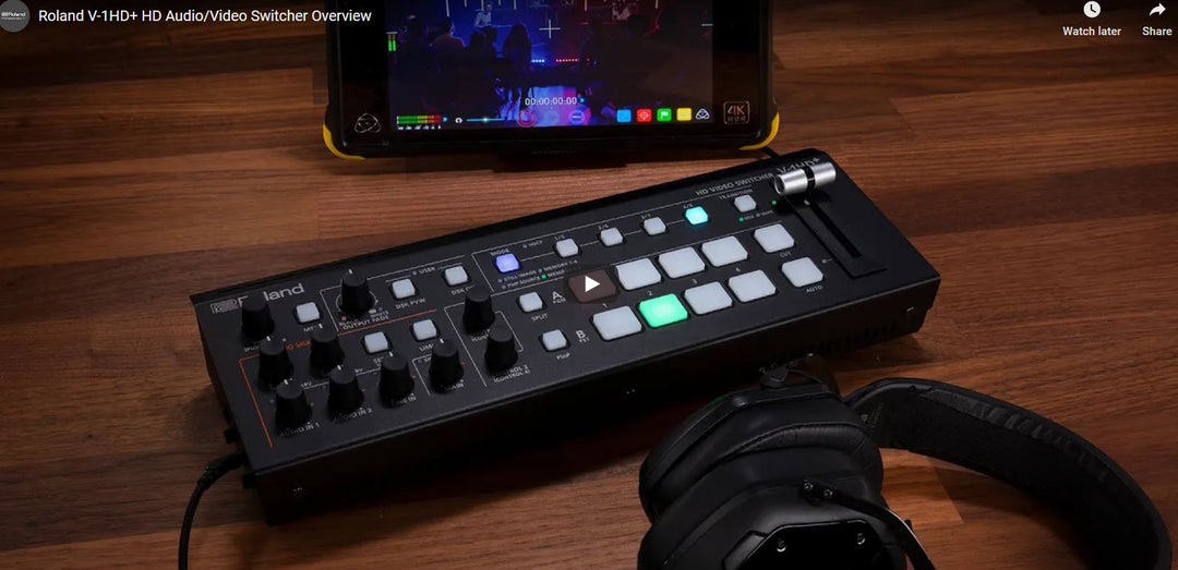 Introducing the Roland V-1HD+ AV Mixer