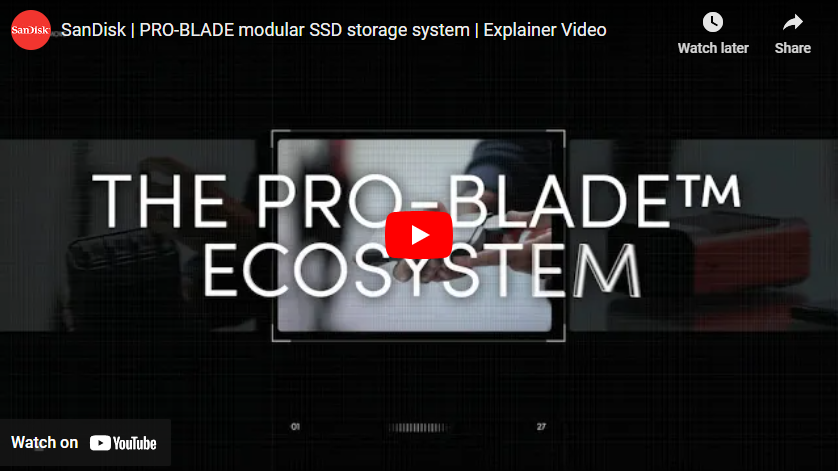 SanDisk Professional Pro-Blade Ecosystem