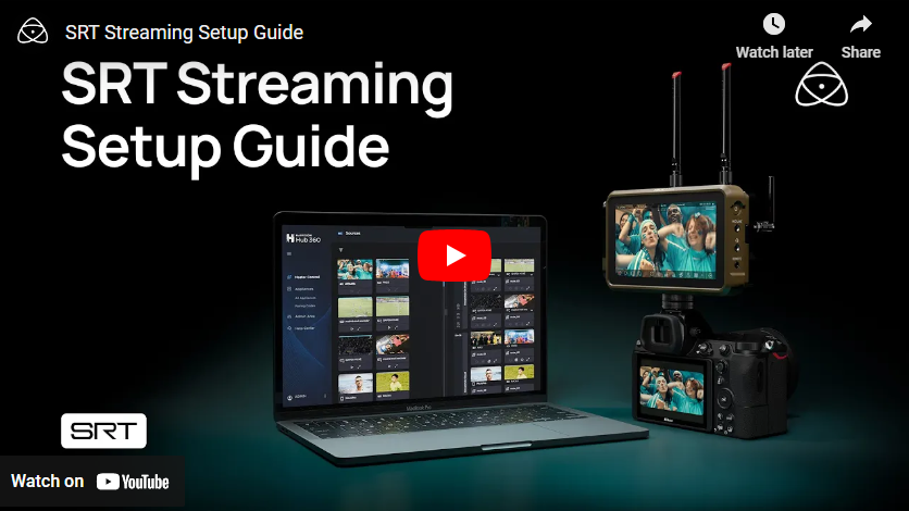 Atomos Connect SRT Streaming Setup Guide for Ninja & Shogun