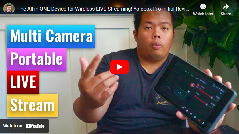 YoloBox Pro All in ONE solution for Wireless LIVE Streaming!