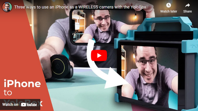 How to use iPhones as WIRELESS Cameras with the YoloBox Pro