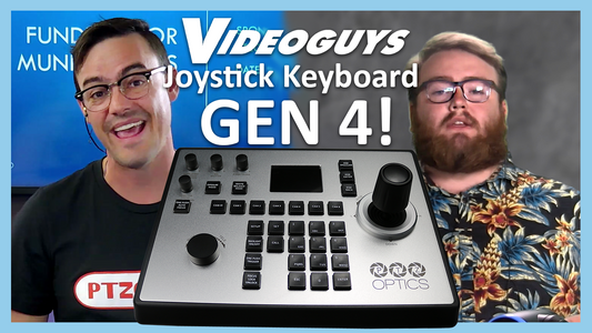 Introducing the PTZOptics 4th Generation IP or Serial Joystick