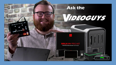 Production Questions Answered by the Videoguys. NDI, Atomos, Storage, & more