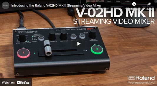 Roland V-02HD MK II Streaming Video Mixer