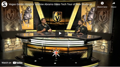 Vegas Golden Knights' use NewTek TriCaster for their New Studio!