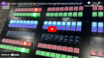 Introducing Vizrt Flex Dual NDI-Native Control Panel for TriCaster