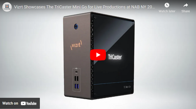 Vizrt TriCaster Mini Go for Under $5k!