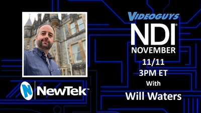 NewTek Webinar with Will Waters for NDI November