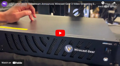 Wirecast Gear 3 Turnkey Streaming Solutions for HD and 4K60 NDI Workflows