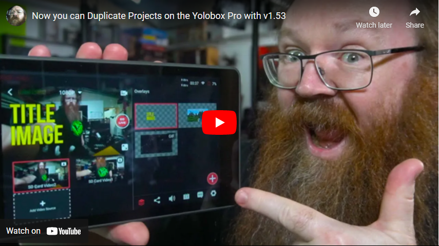 YoloLiv YoloBox Pro Can Now Duplicate Projects!