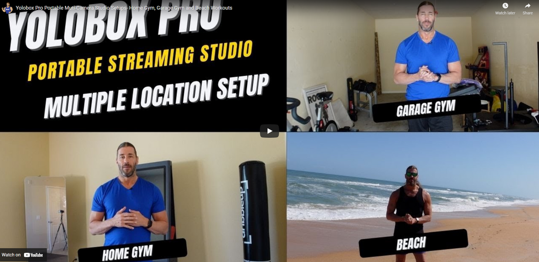 YoloBox Pro All-in-One Multi-Camera Live Streaming for Fitness Videos