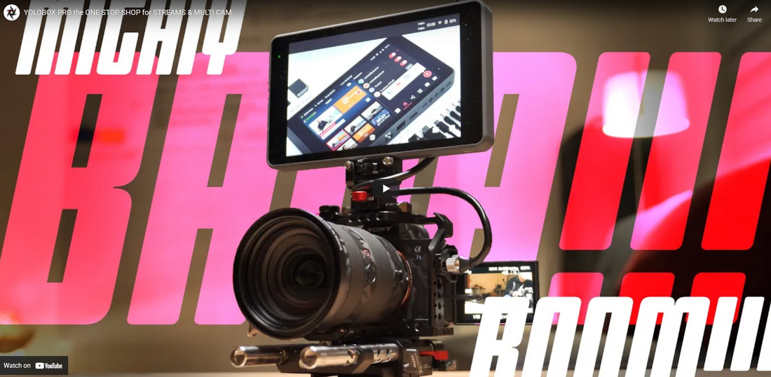 YOLOBOX PRO: Simple to Use, Feature Rich, Multi-Camera, Live Streaming Solution