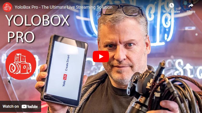YoloBox Pro is thexeasy to use  Ultimate Live Streaming Solution