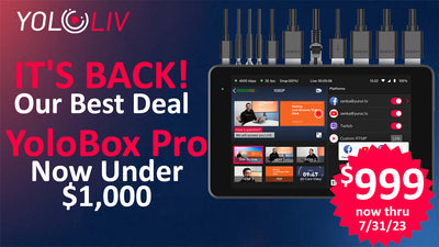 Save Now on YoloLiv Live Streaming Solutions