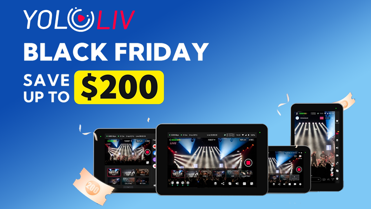 YoloLiv's Biggest Sale of the Year! Black Friday 2024 Videoguys