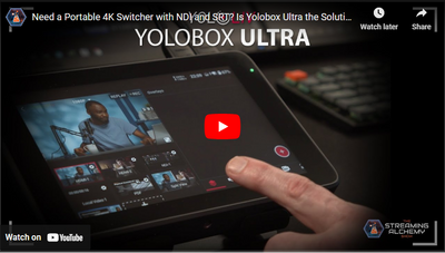 Yolobox Ultra: Portable 4K Switcher with NDI is a Great Solution!