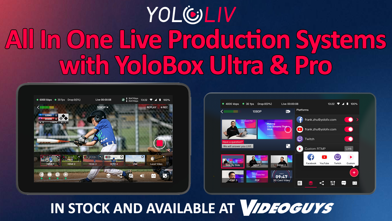 Multi-Camera Live Streaming Made Easy with YoloBox Ultra & Pro - Videoguys
