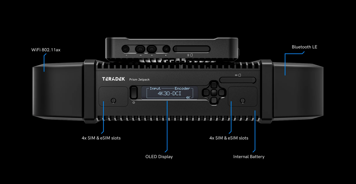 Teradek Prism JetPack V Mount
