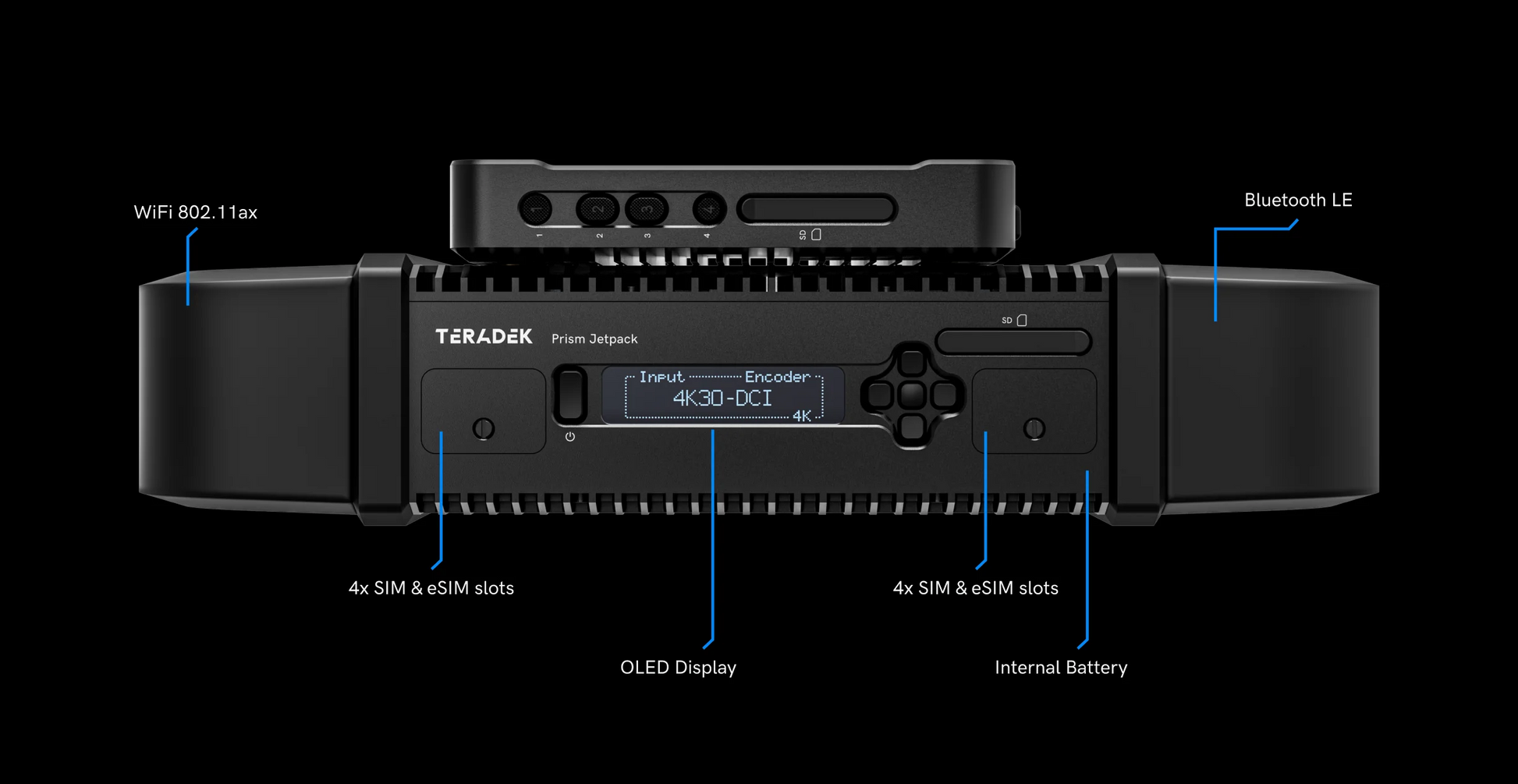 Teradek Prism JetPack V Mount