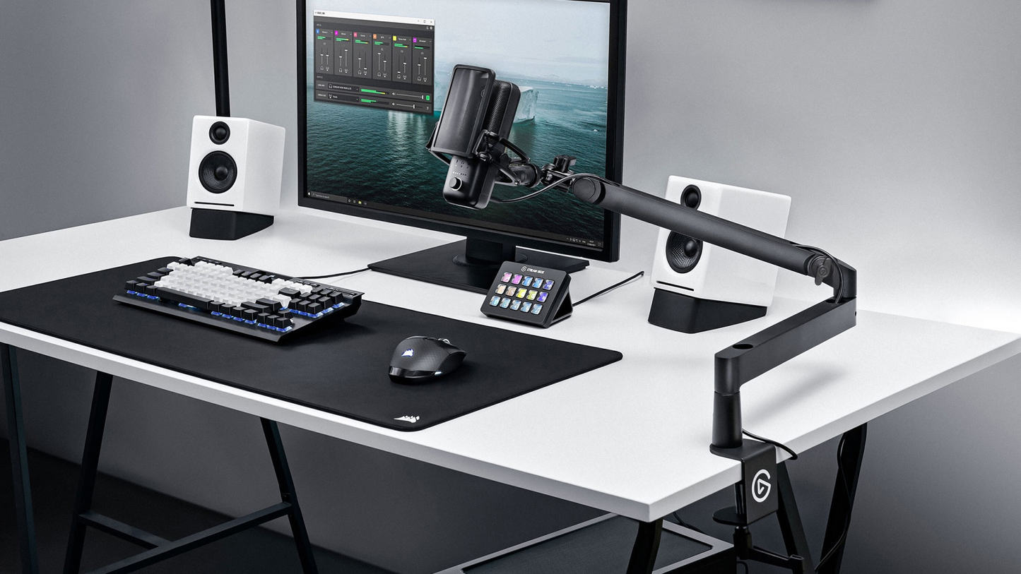 Elgato Wave Mic Arm LP Set Up