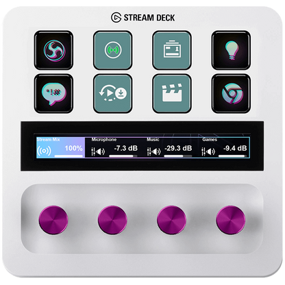 Elgato Stream Deck + (White) Close Up