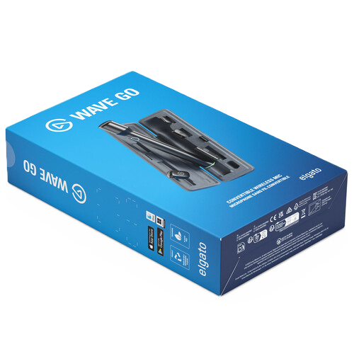Elgato Wave Go Wireless Microphone System Side of Box