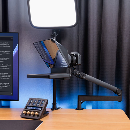 Elgato Prompter on Desk